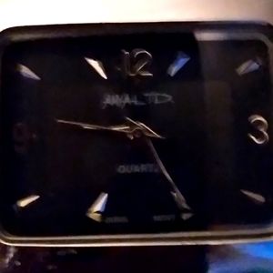Black & Silver ladies watch